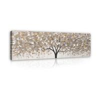 WallArena images imprimées sur toile, Moderne, | Arbre abstrait, impression sur toile, image sur toile, taille : 145x45 cm (LxH) - une pièce sur toile.
