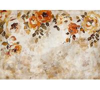 WallArena Papier peint photo en vinyle - Grues - 416 x 254 cm - Papier peint photo - Pour salon et chambre à coucher - Effet 3D - Avec colle - Herbe