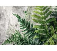 WallArena Papier peint photo en vinyle - Motif fleurs - 416 x 254 cm - Papier peint photo - Pour salon et chambre à coucher - Effet 3D - Avec colle - Béton