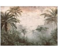 WallArena Papier peint photo intissé, jungle, 350x250cm | Papier peint intissé de haute qualité, motif jungle, pour salon et chambre, papier peint à thème pour salon et chambre : Ce