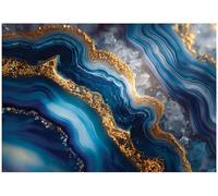 WallArena Papier peint photo non tissé - Effet 3D - 400 x 280 cm - Avec colle - Pour salon et chambre à coucher - Abstrait