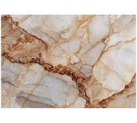 WallArena Papier peint photo non tissé - Marbre - 200 x 140 cm - Papier peint photo - Pour salon et chambre à coucher - Effet 3D - Avec colle - Structure