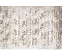 WallArena Papier peint photo non tissé - Plante - 312 x 219 cm - Papier peint photo - Pour salon et chambre à coucher - Effet 3D - Avec colle - Tiges de bambou