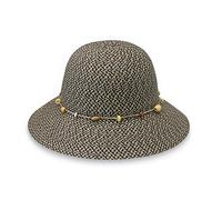 Wallaroo Hat Company Naomi Chapeau de Soleil pour Femme UPF 50+, Pliable, Style Moderne, conçu en Australie, Charbon, Taille Unique