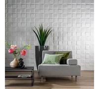 WallArt Panneau Mural 3D Pour Deco Murale I Revetement Mural I 12 Plaquettes de parement 3d Oberon Pour Decoration Murale I Mur 3d