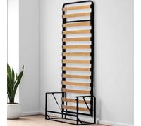 Wallbedking - Lit Escamotable 1 Place - 76cm x 190cm - Lit Mural Rabattable - Vertical - Classique