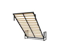 Wallbedking Lit escamotable Morphy Classic - Système Multifonction modulaire SizeFlex & TypeFlex, lit escamotable Gain de Place et Extensible avec modules canapé (120x190 cm, Vertical)