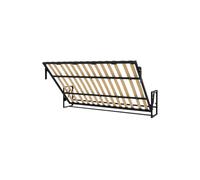 Wallbedking Lit escamotable Morphy Classic - Système Multifonction modulaire SizeFlex & TypeFlex, lit escamotable Gain de Place et Extensible avec modules canapé (135x190 cm, Horizontal)