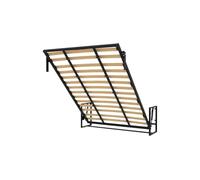 Wallbedking Lit escamotable Morphy Classic - Système Multifonction modulaire SizeFlex & TypeFlex, lit escamotable Gain de Place et Extensible avec modules canapé (140x190 cm, Vertical)