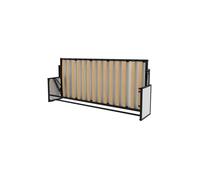 Wallbedking Lit escamotable Morphy Studio - Système Multifonction modulaire SizeFlex & TypeFlex (90x200 cm, Horizontal)