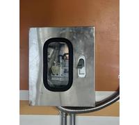 Wallbox Boîtier de Recharge pour Véhicules Électriques (Montage Mural), Couvercle de Levier de Recharge Tesla avec Serrure Et Clé, Support de Recharge(40x50x25cm/15.7x19.7x9.8in)