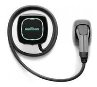 Wallbox Borne De Recharge Pulsar Plus - Câble Attaché 5m Type 2 - 1,4 À 11kw - Triphasé - Bluetooth - Wifi