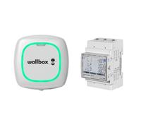 Wallbox Pulsar Max 22 kW compris équilibrage de charge dynamique - triphasé - 32A - type 2 - 5 mètres - borne de recharge-PLP2-0-2-4-9-001 + MTR-3P-65A