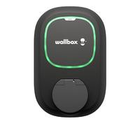 Wallbox Pulsar Max 7.4kW - Chargeur Voiture Electrique 32 A - Chargeur EV Typo 2 avec WiFi et Bluetooth - Compatible avec EV/PHEV et Usage Intérieur/Extérieur - Noir