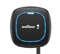 Wallbox Pulsar Max Chargeur de véhicule électrique (7,4 KW, Type 2, Wi-FI, Bluetooth, OCPP, intérieur/extérieur, Protection de Mise à la Terre, câble de 5 mètres, Design Facile à Installer) Noir