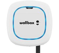 Wallbox Pulsar Max, Chargeur pour Véhicules Électriques (22 KW, Type 2, Wi-FI, Bluetooth, OCPP, Intérieur/Extérieur, 7m, Installation Facile), Compatible avec Alexa Et Google Home, Blanc