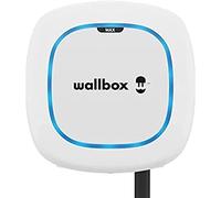 Wallbox Pulsar Max, Chargeur pour Véhicules Électriques (7.4 KW, Type 2, Wi-FI, Bluetooth, OCPP, Intérieur/Extérieur, 7m, Installation Facile), Compatible avec Alexa Et Google Home, Blanc