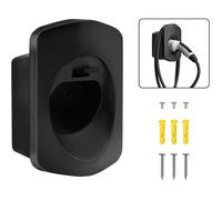 Wallbox Support Mural de Câble Type 2 Organiseur pour Chargeur Voiture Électrique Accessoire Station de Charge (Noir) .