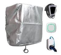 Wallbox Toit de protection contre les intempéries pour station de charge de voiture électrique - Housse de protection murale étanche pour l'extérieur - Résistant aux UV - Résistant aux intempéries -