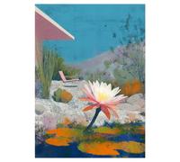 Wallbuddy Impression Art Murale Oasis d (50 x 70 cm, Impression sans cadre)