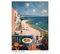 Wallbuddy Impressionnisme Côtier Art Mu (50 x 70 cm, Impression sans cadre)