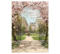 Wallbuddy Impressionnisme du Parc de Pa (40 x 50 cm, Impression sans cadre)