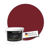 WALLCOVER PREMIUM Peinture Murale Rouge pour l'intérieur 2,5 L Mat Rouge Pomme Impressionnant Peinture Intérieure Haute Couvrance - Fabriqué en Allemagne