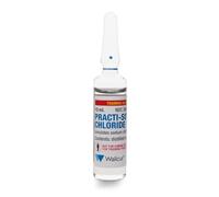 Wallcur Practi-Chlorure de Sodium 0.9 pour cent 10mL Ampoule Lot de 100 - Produit simulé pour la formation médicale