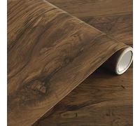 Walldecor1 Faux Bois Grain Contact Papier Vinyle Autocollant Vinyle Autocollant Étagère Liner Tiroir Meubles Comptoir Cabinet Autocollant 40 x 200 cm