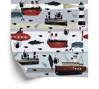Wallero Papier peint intissé Animaux avec contes 50×1000 cm