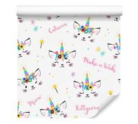 Wallero Papier peint intissé Chatons magiques 50×1000 cm