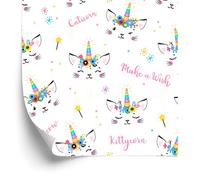 Wallero Papier peint intissé Chatons magiques 50×1000 cm