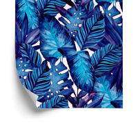 Wallero Papier peint intissé Feuilles dans couleurs 50×1000 cm