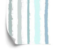 Wallero Papier peint intissé Rayures et coups pinceau 50×1000 cm