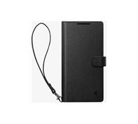 Wallet S - Etui à rabat pour téléphone portable - polycarbonate, polyuréthanne thermoplastique (TPU) - noir - pour Samsung Galaxy S25+