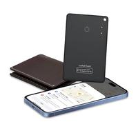 Wallet Traceur Carte 1.6mm, Air Smart Traceur Tag Card Étanche IP68 Compatible avec Apple Localiser (iOS Uniquement), Rechargeable Localisateur d'articles pour Portefeuille/Bagages/Valise/Sac/Clés
