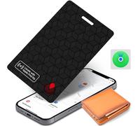 Wallet Tracker Carte, Air Traceur Tag Ultra-Mince Wallet Traceur Card Bluetooth Wallet Tracker Localisateur Objets Compatible avec Find My (iOS Uniquement) pour Valises/Portefeuilles/Sacs/Bagages