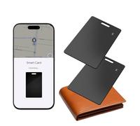 Wallet Tracker pour Android, Tracker de Portefeuille pour Cartes Mince 2mm, Compatible avec Google Mon Appareil Localiser (Uniquement Android), Étanche IP68, Charge Sans Fil, Tracker de Carte pour