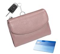 Wallet Women, Leather Travel Wallet Purse with Zippered Pockets, Slim Card Case Organizer for Girlfriend Wife Mother Sister Mom Family Friends Girls Present Use, 13.5x3x10cm