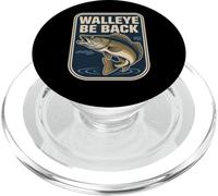 Walleye Be Back Saison de pêche au Canada Aventure de pêche PopSockets PopGrip pour MagSafe