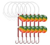 Walleye Rig Spinner Rig Kit, Crawler Harness Rig Live Bait Rigs Colorado Spinner Rig Walleye Rig pour la fabrication de leurres en eau douce salée Rig d'appâts