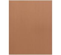 Wallface Panneau mural auto-adhésif 3D aspect métal 29204-SA WAVE 12 Copper brushed AR Revêtement mural ondulé brossé cuivre bronze 2,6 m²
