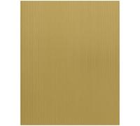 Wallface Panneau mural auto-adhésif 3D aspect métal 29206-SA WAVE 12 Brass brushed matt AR Revêtement mural ondulé brossé 2,6 m²
