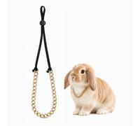 WALLFID Accessoire Lapin,Collier Décoratif pour Lapin,Accessoire Photo | Collier doré pour lapin, idéal comme accessoire photo pour les réseaux sociaux et la décoration de petits animaux.