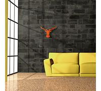 Wallflexi Walplus WCH1107A Crochet Mural en Vinyle Motif cerf Multicolore 43 x 26,5 x 11,8 cm