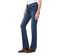 WallFlower Luscious Curvy Bootcut Mid-Rise Insta Stretch Juniors Jeans (Standard and Plus), Chrystie, 42 Grande Taille Femme