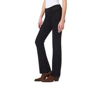 WallFlower Luscious Curvy Bootcut Mid-Rise Insta Stretch Juniors Jeans (Standard and Plus), Noir, 32 Longue Femme