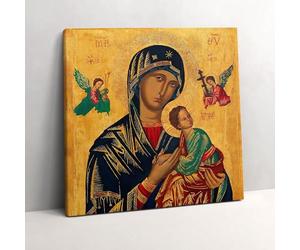 Wallfluent Peinture murale L'image imprimée sur toile Murale d'art 60x60cm Tableau Photo sur Toile - Notre-Dame du Perpétuel Secours