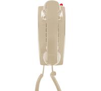 Wallfon Cable : Téléphone Mural Filaire Vintage 70, Compatible Lignes Fixes, Box Et Routeurs, Beige