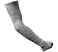 Wallhack Manchette Gaming Pro avec Gant | Faible friction, performance confortable | Améliore le confort sur tapis de souris en tissu et en verre | Manche complète, paume couverte L/XL Gris